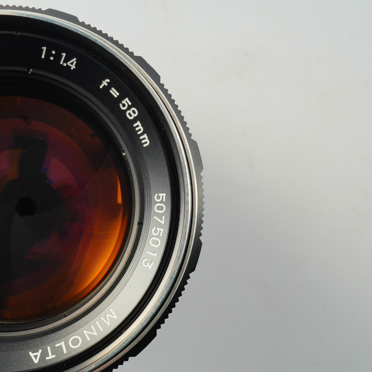 【Serviced】 MINOLTA MC ROKKOR-PF 58mm F/1.4 単焦点レンズ