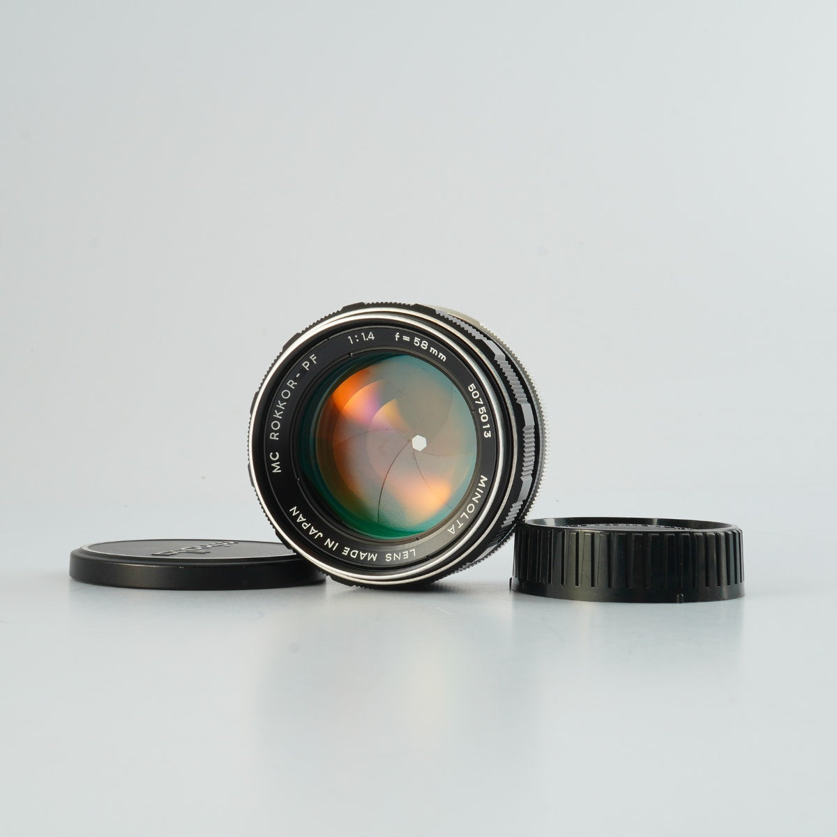 【Serviced】 MINOLTA MC ROKKOR-PF 58mm F/1.4 単焦点レンズ