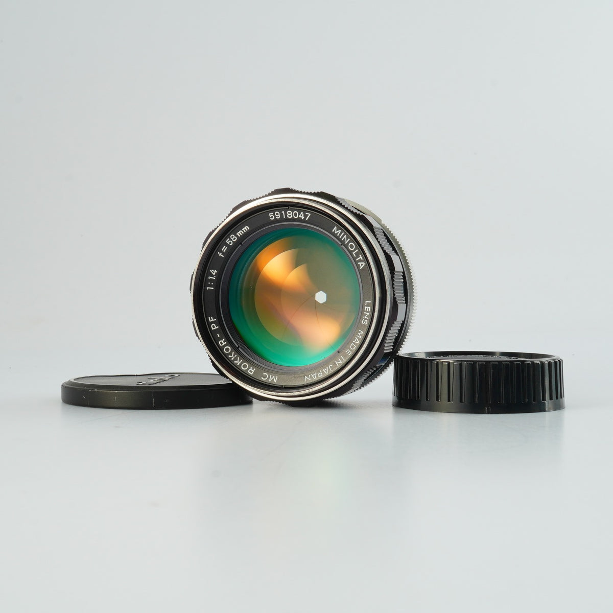 【Serviced】 MINOLTA MC ROKKOR-PF 58mm F/1.4 単焦点レンズ
