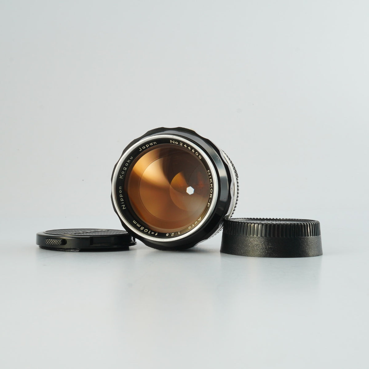 【Serviced】 Nikon Ai改 NIKKOR-P Auto 105mm F/2.5 単焦点レンズ